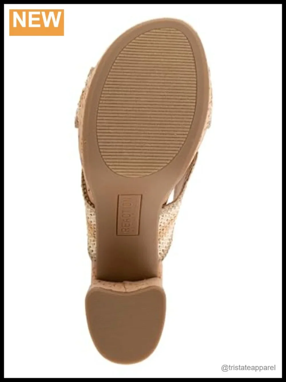 Kenneth Cole Reaction Reeva Mule Platform Sandal Block Heel Slip-On